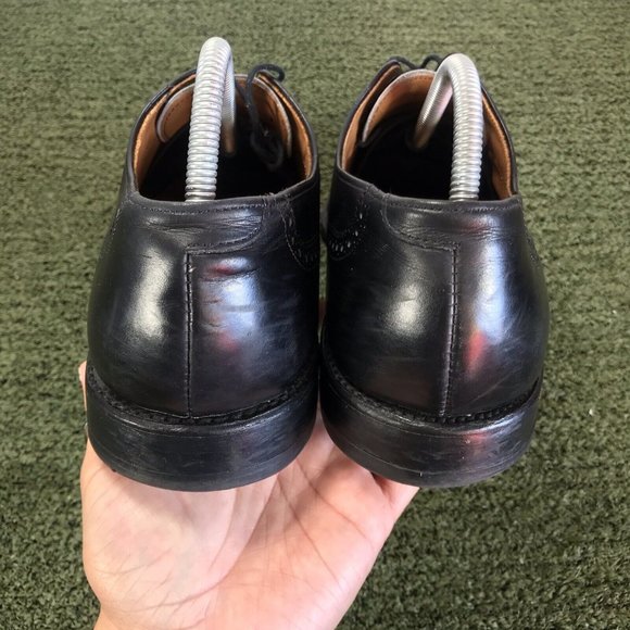 Allen Edmonds Men’s CHESTER Black Wingtip Oxford Dress Shoes Size 9.5 c main image 6